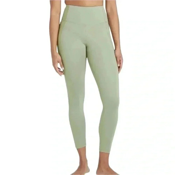 All in Motion High-Waisted 7/8 Leggings Pockets All in Motion Sage - Picture 2 of 9